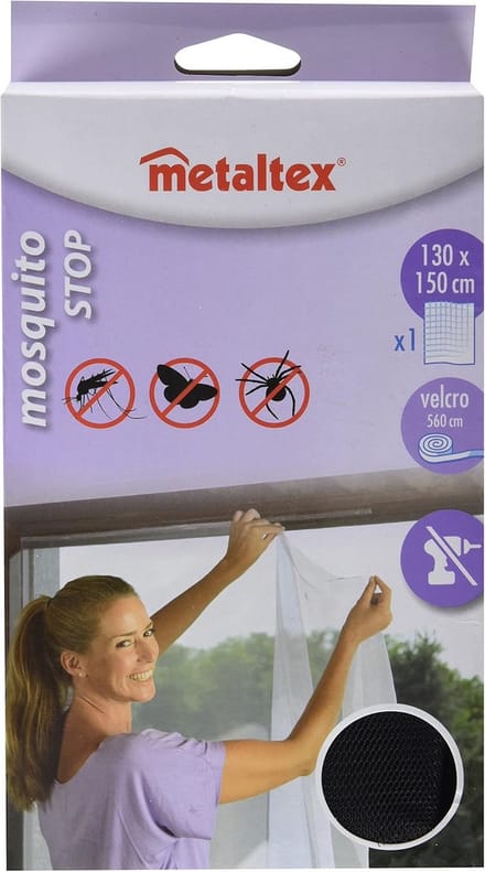 Inhorgordijn Raamhor 130x150 cm Wit - Insectenwerend Hor Gaas