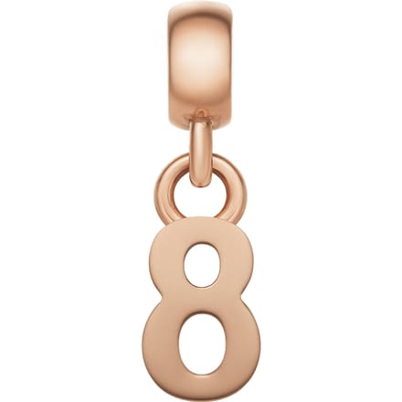 Daniel Wellington DW Charm Number 8 Rose Gold