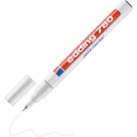 Edding 780-49 - Paint marker - ronde punt - 8 mm - Wit