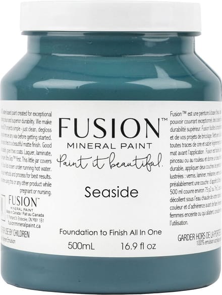 Fusion mineral paint - meubel verf - blauw - Acryl Verf  - Seaside - 500 ml