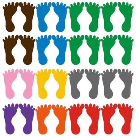 Allecto - Stickers voor de vloer - Cartoonstickers - Wasbaar