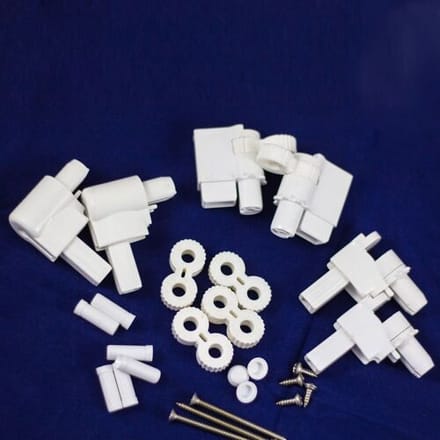 Breuer Fara connecting pieces set for folding bath wall 3-piece 9800.013.730.099