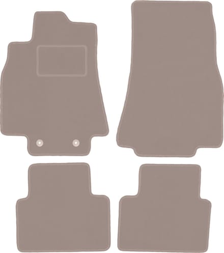 Beige veloursmatten voor: Mercedes A-Klasse W169 hatchback (2004-2012)