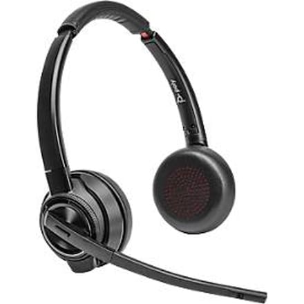 HP Poly Savi 8420 Office Stereo Microsoft Teams Certified DECT 1880-1900 MHz Headset (8L5B3AA)