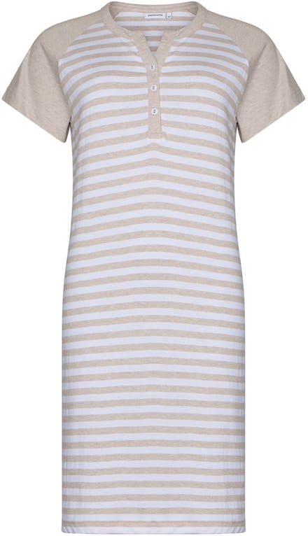 Dames Nachthemd Pastunette - Beige Dream - Katoen - Maat 42