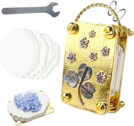 Bloemenpers Kit - Plantenpreservering DIY - Bloemen Drogen - Mini Formaat - 10 x 8 x 2 cm - Multicolour
