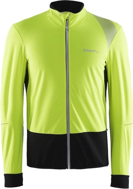 Craft Verve Wind Fietsshirt Lange Mouwen Geel Zwart