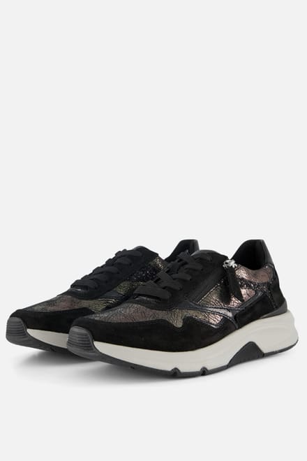 Gabor Rollingsoft Sneakers grijs Textiel - Dames