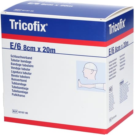 Tricofix Katoenen Buisverband E/6 20mx8cm 1 Verband
