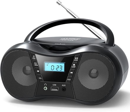 Draagbare CD-speler met Boombox Functionaliteit