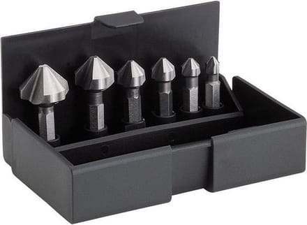 "Volkel Set HSS 1/4"" verzinkfrees"