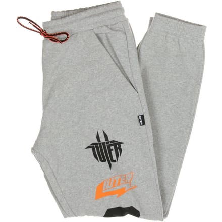 Fleece trainingsbroek voor heren, hoornbroek, lichtgrijs