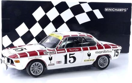 BMW 2800 CS Racing Team Marabout #15 24h Spa 1972 - 1:18 - Minichamps