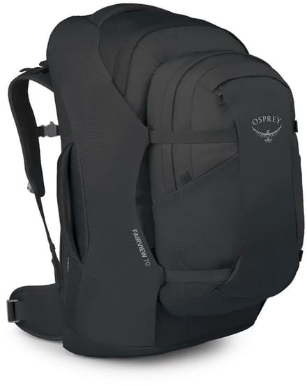 Osprey Fairview 70 Backpack Dames - 70 Liter - Inclusief Afneembare Dagrugzak - Zwart