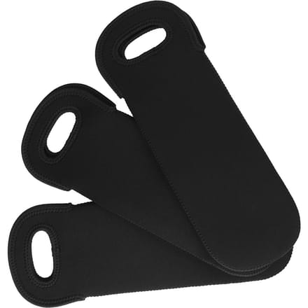3 stuks Neopreen Fleskoeler Wijnfles Tas Beschermhoes Drankhoes Houder black