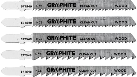 GRAPHITE - Zestaw Brzeszczotów - 6 TPI - 10 TPI - HCS