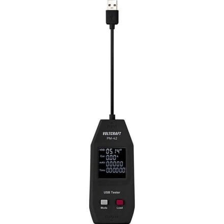 VOLTCRAFT PM-42 USB-tester Digitaal Incl. testkabel