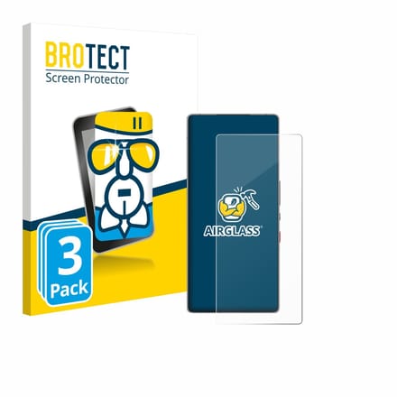 Screenprotector 3 Stuks voor ZTE Nubia Red Magic 10S Pro Beschermglas transparant