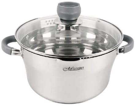 Maestro Kookpan met Zeefdeksel 1.7L RVS Inductie 16cm
