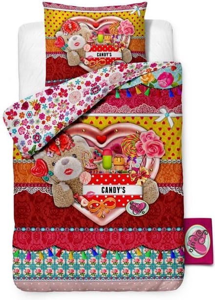 So Cute Candy Dekbedovertrek 140x200/220 + 1 kussensloop 60x70 - Multi
