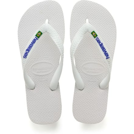 Havaianas Brasil logo Slippers - Wit