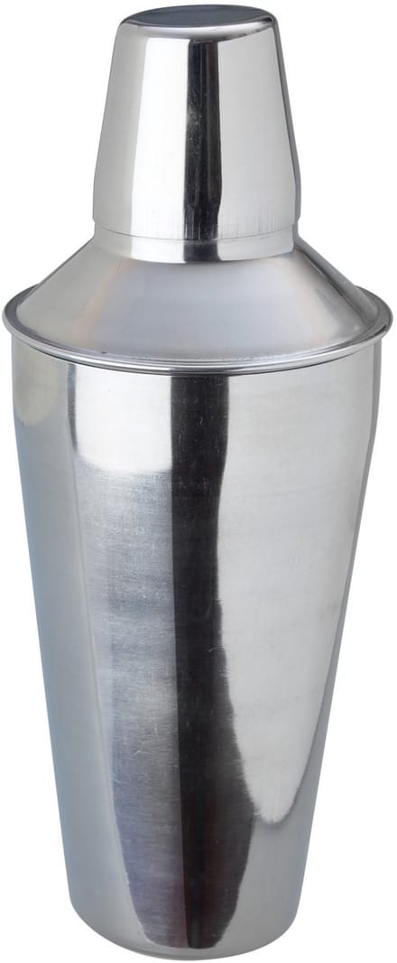 Bar Up Serie - RVS Cocktailshaker - 0,75L - Drie Delig - Stalen