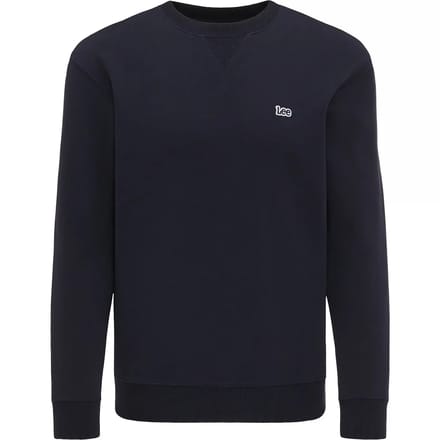 Lee Heren Sweatshirt PLAIN CREW regular fit Blauw M Ronde Hals Volwassenen
