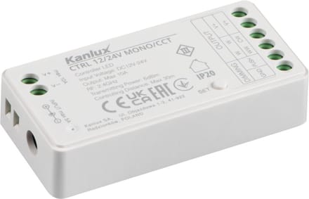 Controller voor CCT LED Strips 12/24V MONO - Kanlux