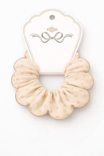 Mrs Ertha Scrunchies - Neutral Dots