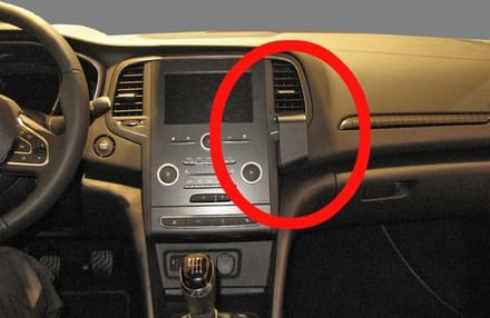 Brodit ProClip houder geschikt voor Renault Mégane IV 2016-2022 Angled mount