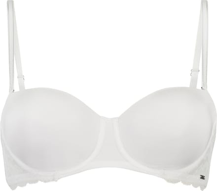 Hunkemöller Voorgevormde strapless beugel bh Angie Wit
