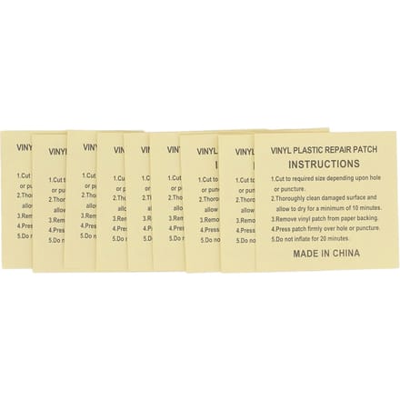 100 pièces Patch de réparation auto-adhésif Résistant à l'eau PVC Patch Transparent pour Matelas Gonflable Bouée Gonflable Jouet Gonflable beige