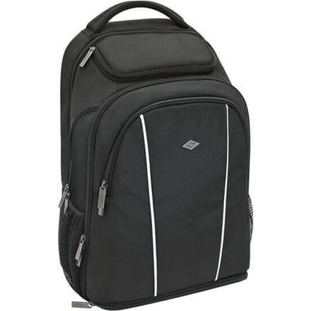 Business rugzak WEDO, polyester, Vakken voor notebook/tablet, rugkussen, 28 l, zwart
