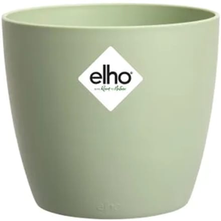 Elho Bloempot Brussels - Kunststof - Groen - 16x16x15cm