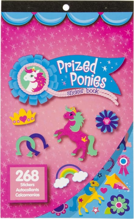 Lg-imports Stickerboek Prized Ponies Karton Roze 268 Stickers