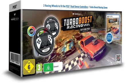 MAXX TECH Turbo Boost Racing Kit - Wireless Wheel - Sony PlayStation 5