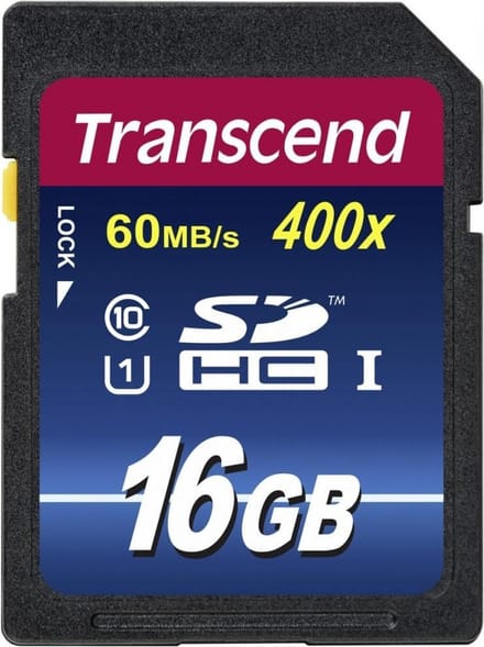 Transcend Premium 400 SDHC-kaart 16 GB Class 10, UHS-I