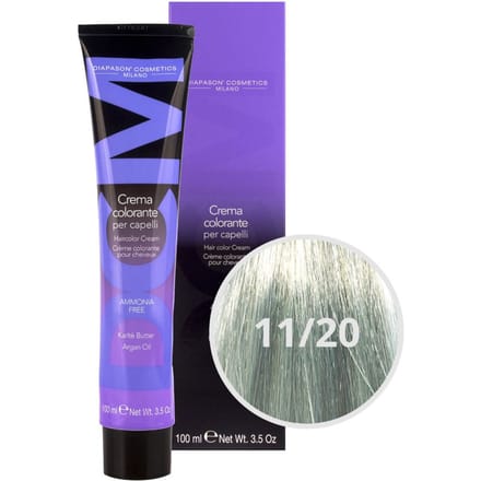 DCM Hair Color Cream Ammonia Free 11/20 Ash 100ml