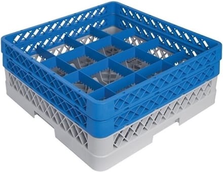 Bekerglaskorf CR-16 M/Opzet (1X CR-16 + 1X CR-0) - CaterRacks CR1612