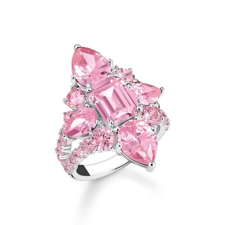 Thomas Sabo - TR2441-051-9-56 - Ring - Dames - 925er Zilver - ringmaat 56