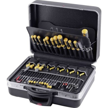 BERNSTEIN Tools for Electronics Gereedschapskoffer (gevuld) 63-delig Electricien