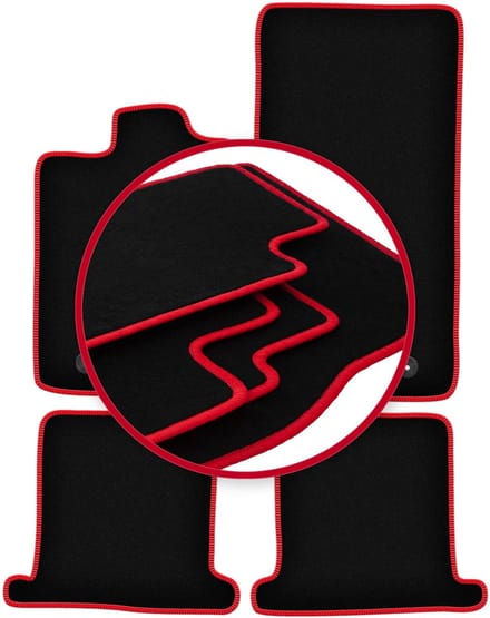 CARLUX-RED automatten voor: Jaguar XK coupé (2006-2014)