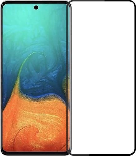 1x Samsung Galaxy A71 glas screenprotector tempered glass (Full Cover)