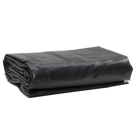 vidaXL - Zeil - 650g - / - m² - Zwart - 1,5 - x - 2 - m - Canvas - met - PVC-coating
