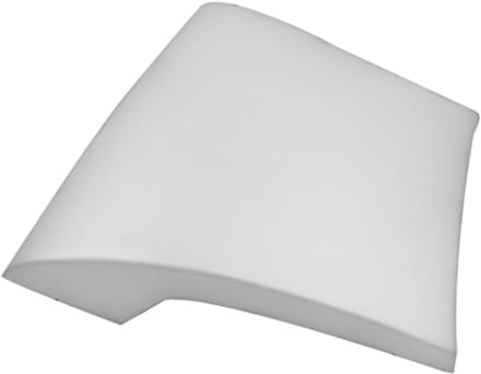 Zeza Deluxe Badkussen - 37x34cm - groot - model - wit