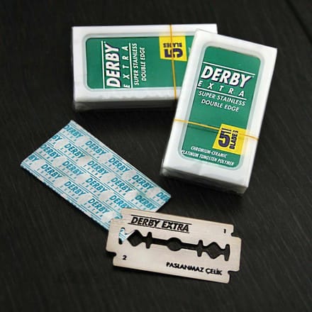 Derby Extra Dubbele Rand Vervanging Handleiding Scheermes Blades (10 Mesjes)