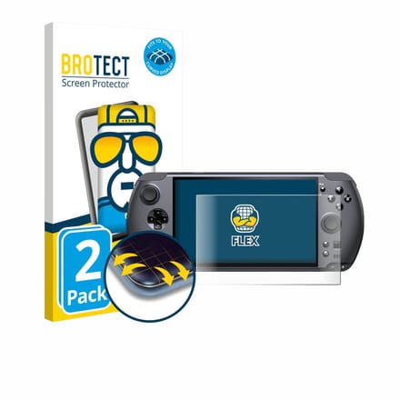 BROTECT - Screenprotector voor GPD Win 5 - Folie Beschermfolie transparant volledig dekking - 2 Stuks