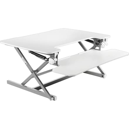 Vantage Flexdesk PC Werkplaats – Zit/Sta Bureau Converter – 89 x 59 cm – Verstelbaar 14–50 cm