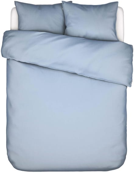 Essenza Minte Dekbedovertrek Katoensatijn Ijsblauw - Tweepersoons – 200x200/220 cm