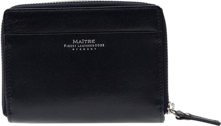 Maître Portemonnee Schwollen Diethilde Purse MH12FZ Black Zwart